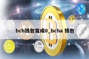 bch钱包变成0_bcha 钱包