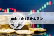 xch_xchd是什么指令