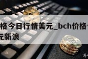 bsv价格今日行情美元_bch价格今日行情 美元新浪