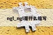 ngl_ngl是什么缩写