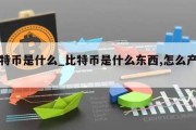 比特币是什么_比特币是什么东西,怎么产生的