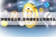 区块链安全公司_区块链安全公司做什么的