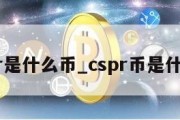 cspr是什么币_cspr币是什么币