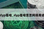 dyp是啥_dyp是啥意思网络用语