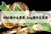 BDG是什么意思_bag是什么意思