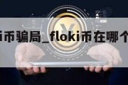 floki币骗局_floki币在哪个交易所