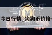 btc价格今日行情_狗狗币价格今日行情