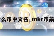 mkr是什么币中文名_mkr币前景怎么样