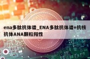 ena多肽抗体谱_ENA多肽抗体谱+抗核抗体ANA颗粒阳性