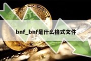 bnf_bnf是什么格式文件