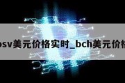 bsv美元价格实时_bch美元价格