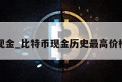 比特币现金_比特币现金历史最高价格是多少