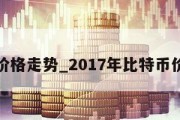 比特币价格走势_2017年比特币价格走势