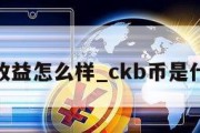 ckb收益怎么样_ckb币是什么币