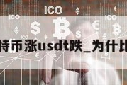 为什么比特币涨usdt跌_为什比特币暴涨