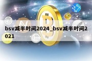 bsv减半时间2024_bsv减半时间2021