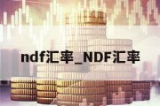 ndf汇率_NDF汇率