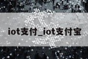 iot支付_iot支付宝