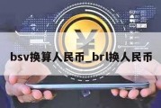 bsv换算人民币_brl换人民币