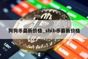 狗狗币最新价格_shib币最新价格