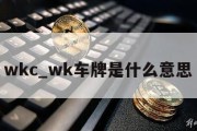 wkc_wk车牌是什么意思