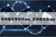 区块链开发软件app_区块链项目app